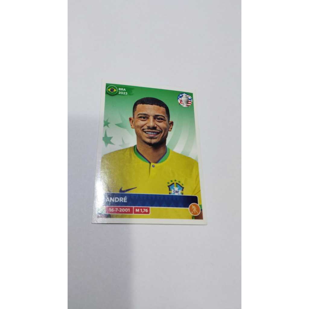 PANINI FIGURINHA JOGADOR ANDRÉ SELEÇÃO BRASILEIRA NOVA E ORIGINAL FIGURINHAS COPA AMÉRICA 2024