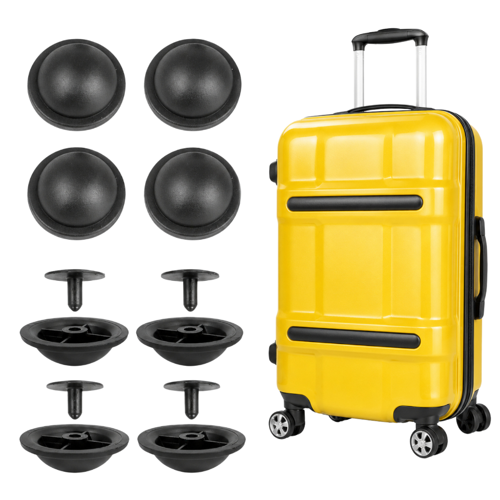 Cravo Pé Mala Pezinho Grande Mala De Viagem Premium Kit 4