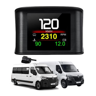 Medidor Temperatura Marcador Renault Master Van 2016 Acima HUD OBD2 P10 sprinter Veracruz Kombi