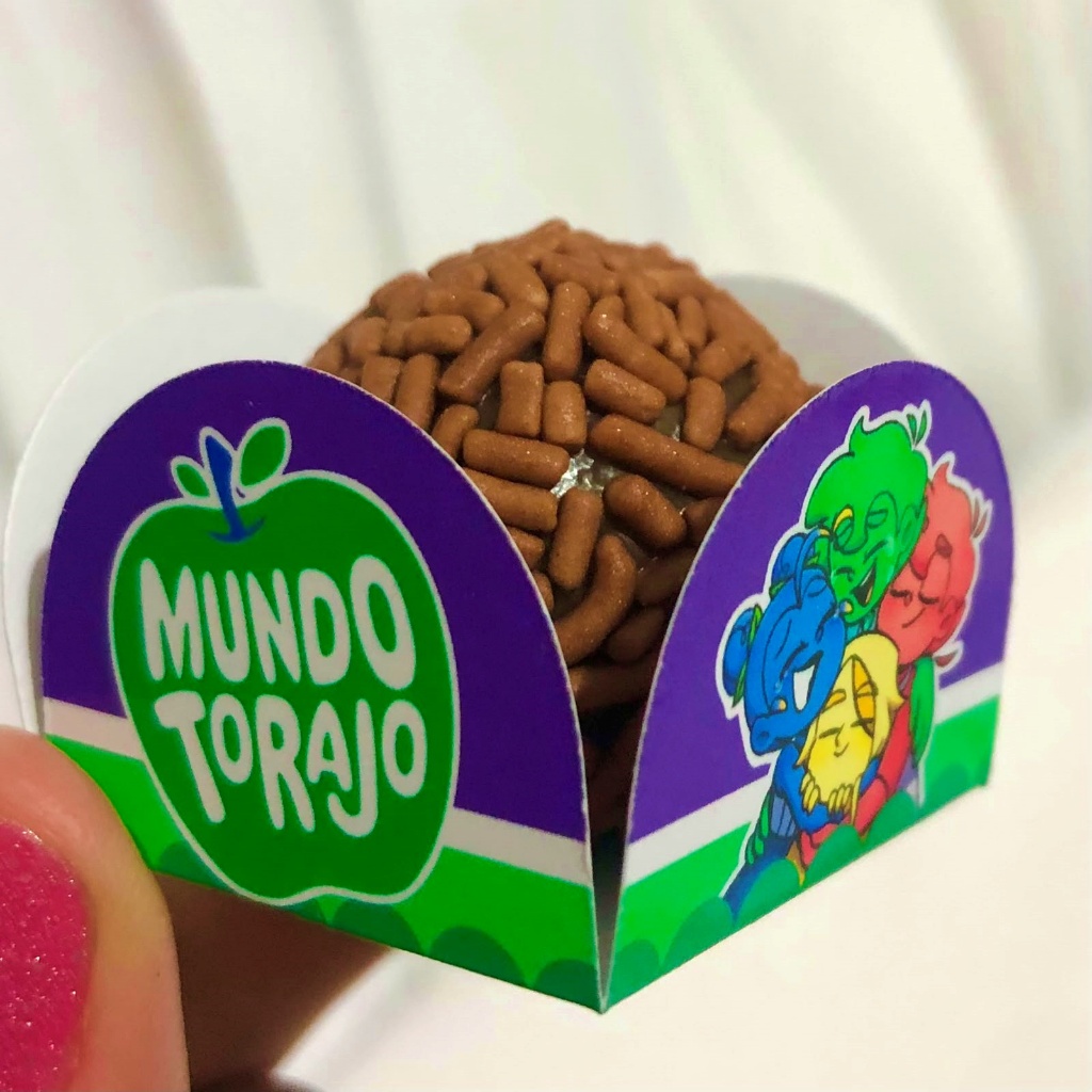 Forminha para Doces Mundo Torajo | Porta Brigadeiro e Beijinho | Personalizado Festa Infantil