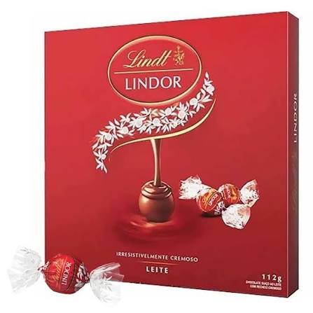 Bombom Linst Lindor Ao Leite Presente 112g