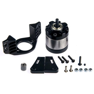 Caixa de Câmbio Planetária 1:5 com Motor e Transmissão Metálica para Crawler RC 1/10, Truck 1/14 upgrad Tamiya