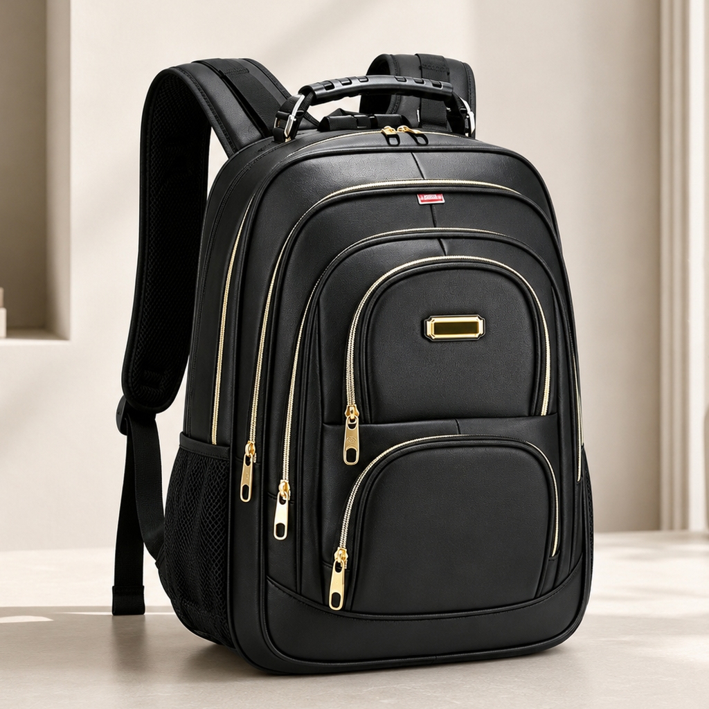 Mochila Masculina Antifurto com Porta USB para Notebook Grande Capacidade Compartimento para Laptop