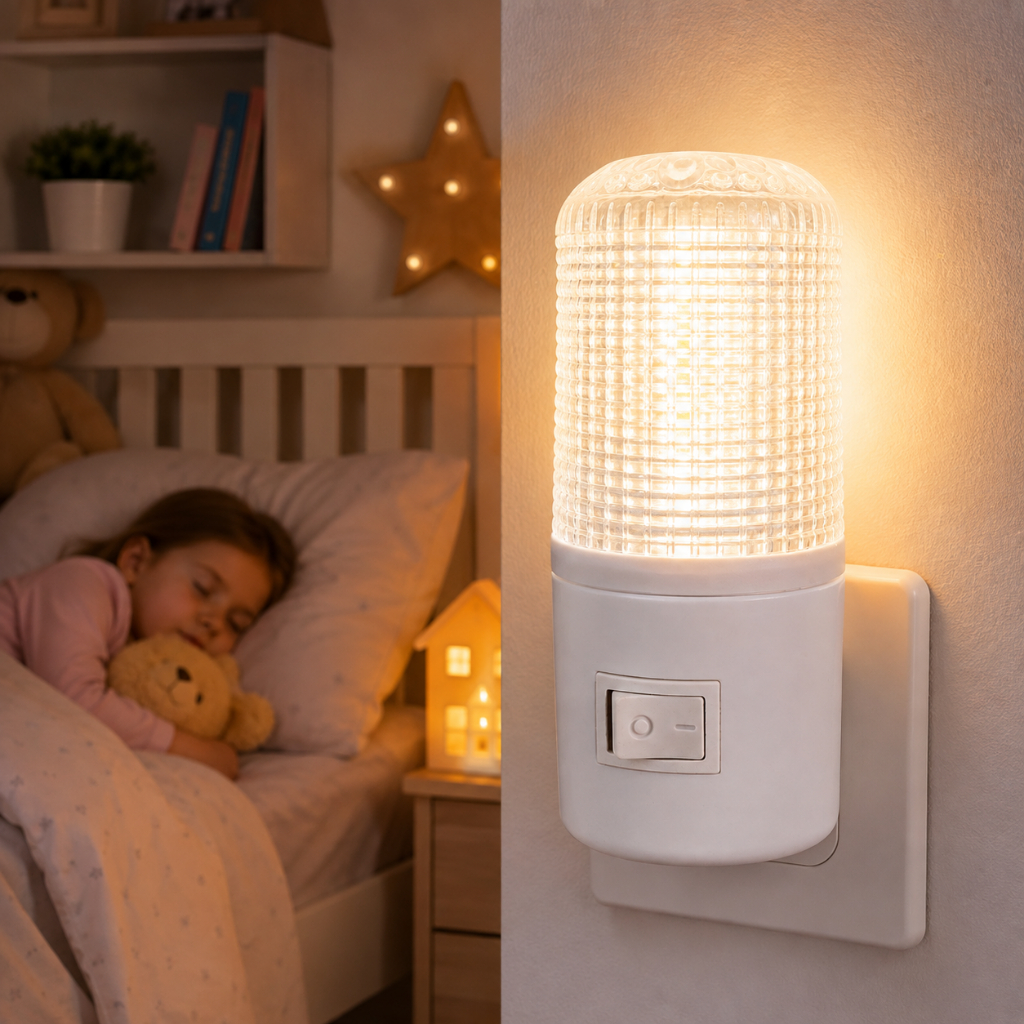 Luminária Led Abajur Luz Noturna Bivolt Ambiente Quarto Econômica