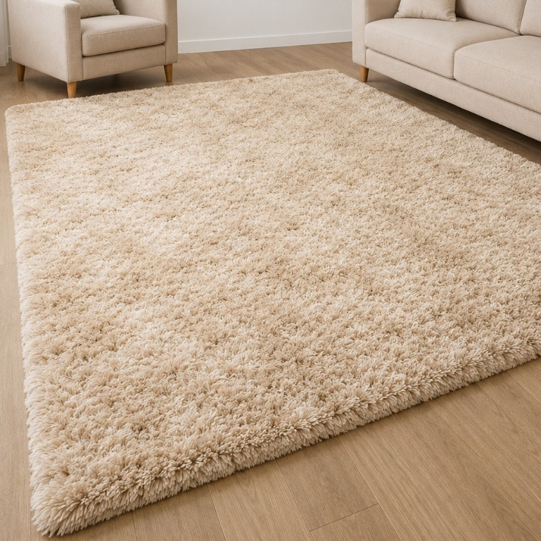 Tapete Felpudo 2,00x1,50 Antiderrapante Moderno Luxo Sala Quarto Macio Confortável Premium Decoração Casa Grande Leve