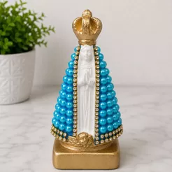 Nossa Senhora Aparecida 10cm ( Feito a Mão) Para Lembrancinhas!