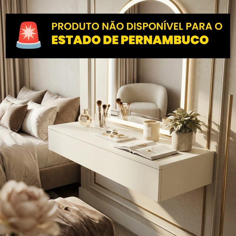 Penteadeira Suspensa com Gaveta Organizadora Multifuncional — foto 2