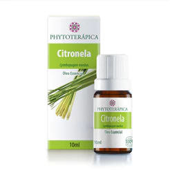 Phytoterápica Óleo Essencial Citronela 10ml – Natural – Repelente Natural e Revitalizante