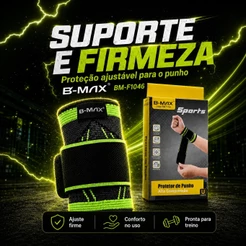 Munhequeira Ortopédica Ajustável Compressão Pulso Punho Academia Treino Tendinite Esporte Proteção