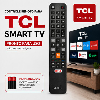Controle Remoto para TV TCL Smart