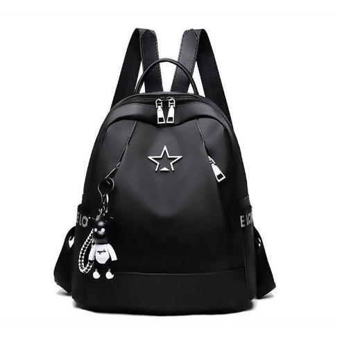 Mochila Feminina Estilo Coreano Multifuncional, Impermeável e Antifurto, Uso Duplo para Viagens