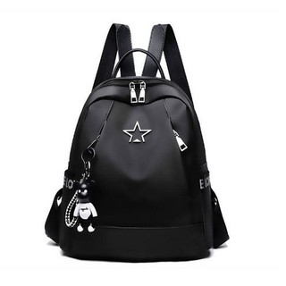 Mochila Feminina Estilo Coreano Multifuncional, Impermeável e Antifurto, Uso Duplo para Viagens