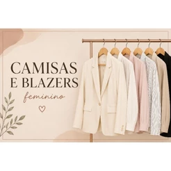 Camisa Blazer feminino diversos modelos desapego. Escolha na variação
