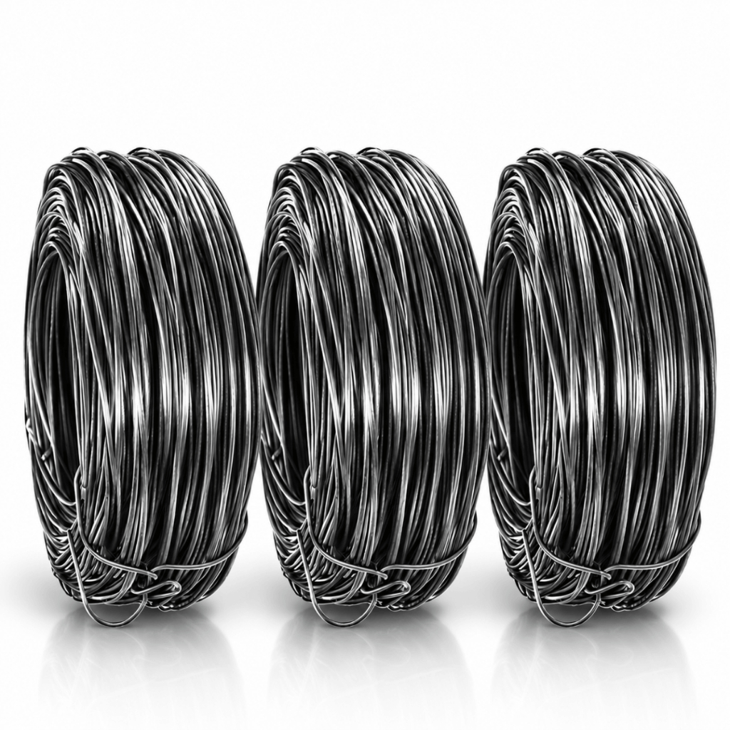Arame Recozido Torcido Nº18 BWG18 1,24mm 1kg 2kg 3kg 4kg Aço Amarração Ferragem Construção Civil