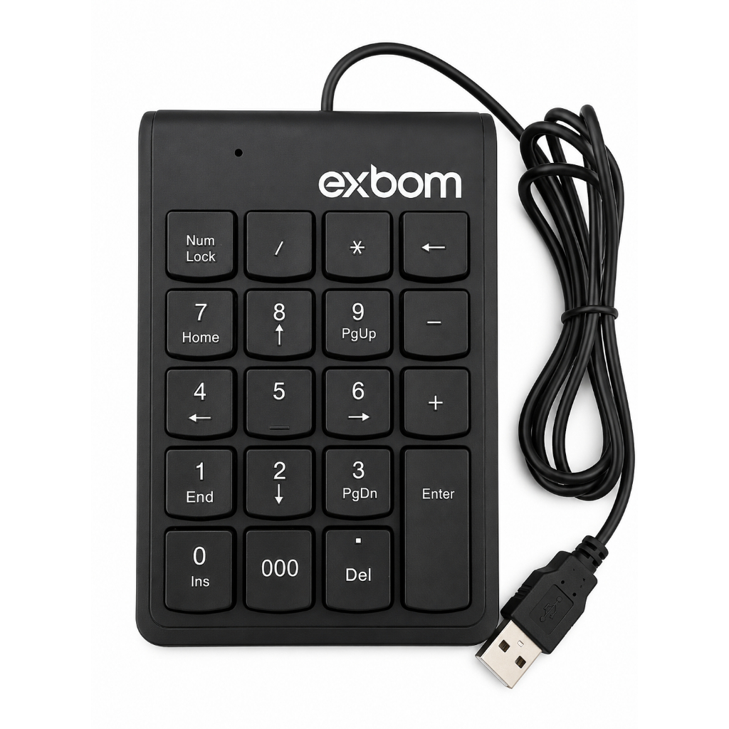 Teclado Numérico Usb 18 Teclas Silenciosas