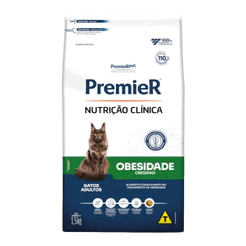 Ração Nutrição Clínica Gatos Obesidade 1,5Kg Premier