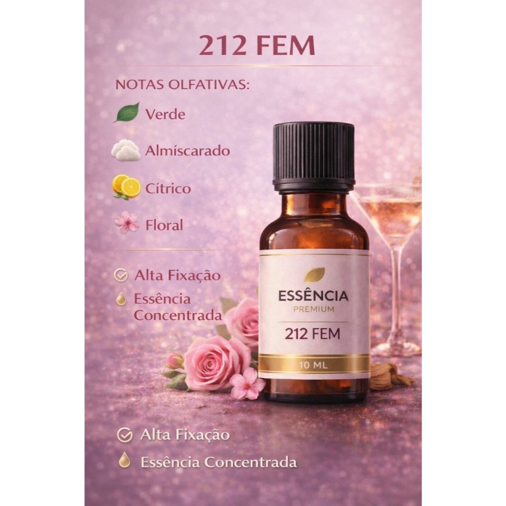 ESSENCIA CONCENTRADA FEMININA 30ML IMPORTADA ALTA FIXAÇÃO