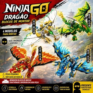 Ninja GO Dragão pequenos Blocos de montar Construção Action Figure brinquedo presente para crianças