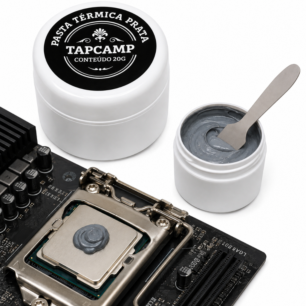 Pasta Térmica Prata Tapcamp silver para Pc Notebook processador 20g