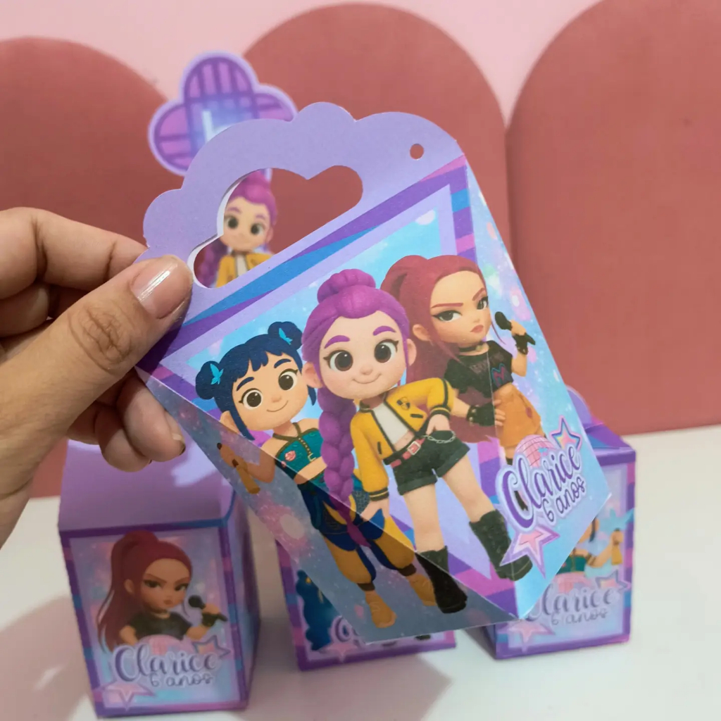 Mimos Guerreiras do K-pop/ Kit personalizado Guerreiras do K-pop/ Lembrancinhas de Aniversário Guerreiras do K-pop