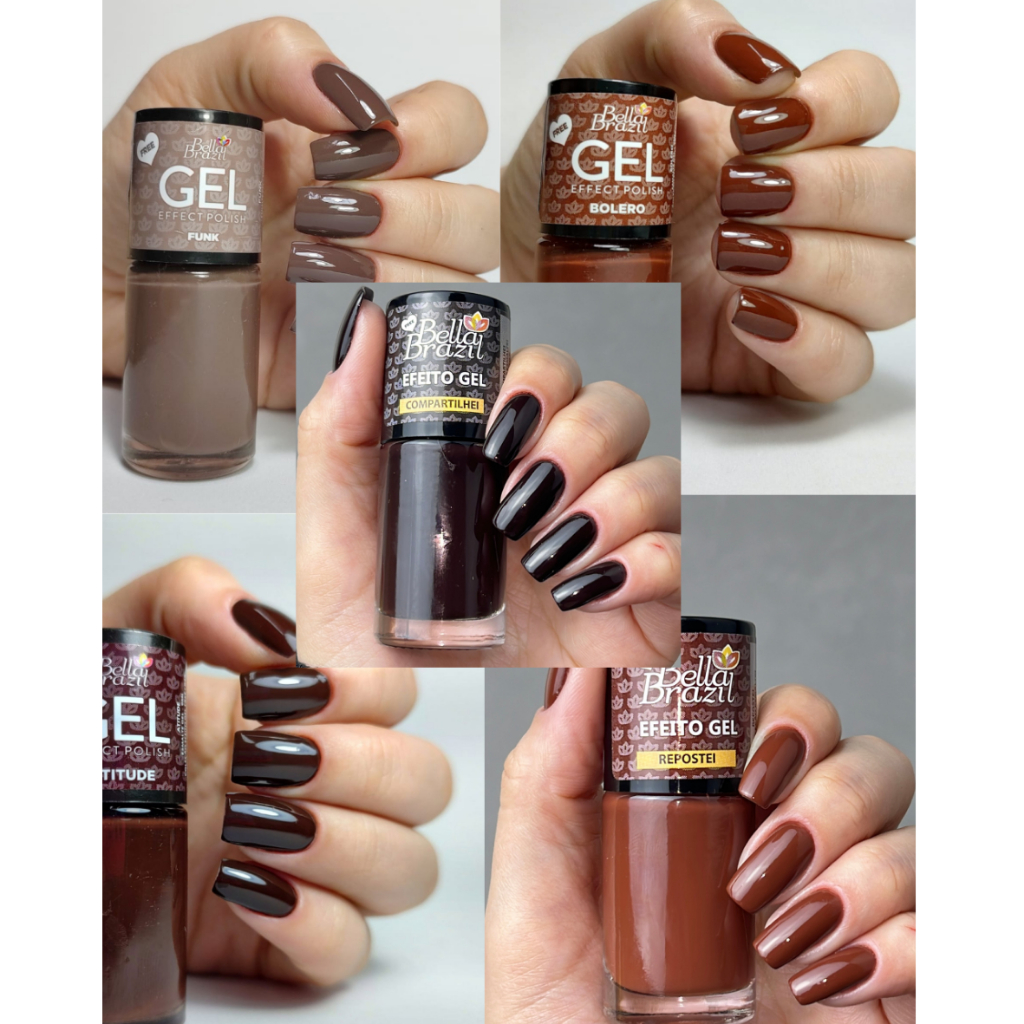 Esmaltes Efeito Gel – Acabamento Profissional e Longa Duração Bella Brazil Free