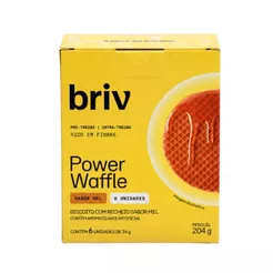 Pré Treino Power Waffle Pre-Workout 204g - BRIV
