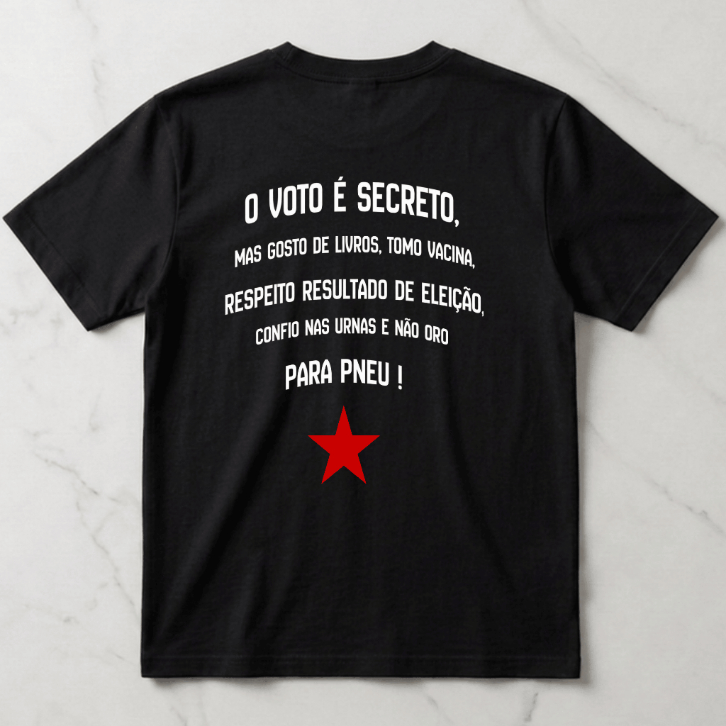 CAMISETA ESQUERDISTA SOCIAL UNISSEX FABRICADO EM 100% ALGODÃO PRETA 13 ( ( LANÇAMENTO ) ) VARIOS TAMANHOS P, M, G e GG