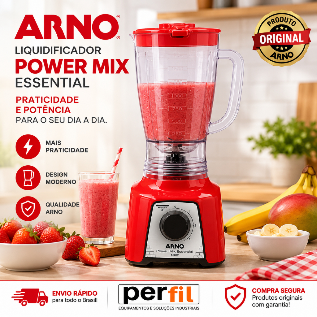 Liquidificador Arno Liquidificador 110 volts Liquidificador da Arno Liquidificador Vermelho 127 2,4L