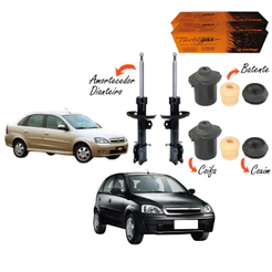 Kit 2 Amortecedores Dianteiro Cofap Chevrolet Corsa Joy Maxx 2002 a 2012