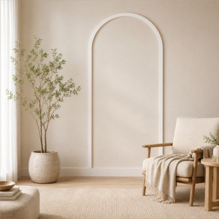 Arco Romana Decorativo Em MDF Branco 3mm Enfeite Decoração De Casa