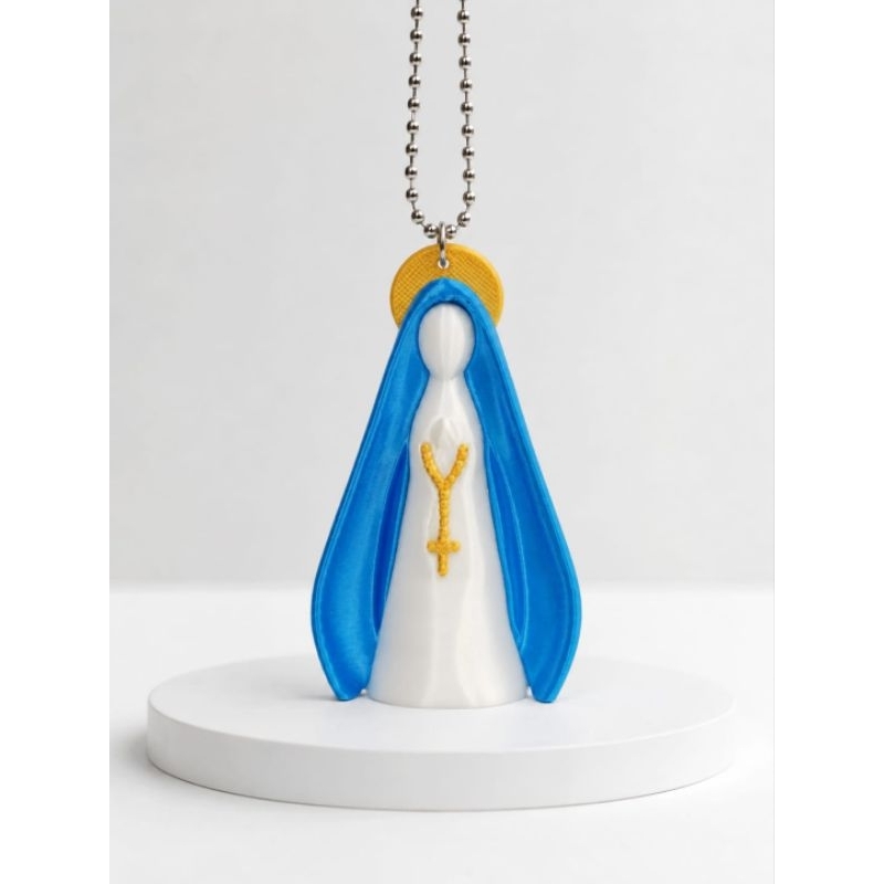 Chaveiro Nossa Senhora Aparecida Presente Religioso Proteção Fe Catolica 3D