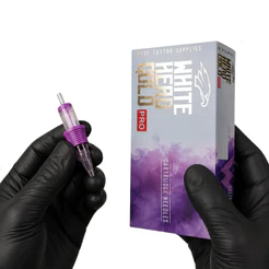 Cartucho White Head Pro 20 Unidades Para Máquina De Tatuagem Tattoo Profissional