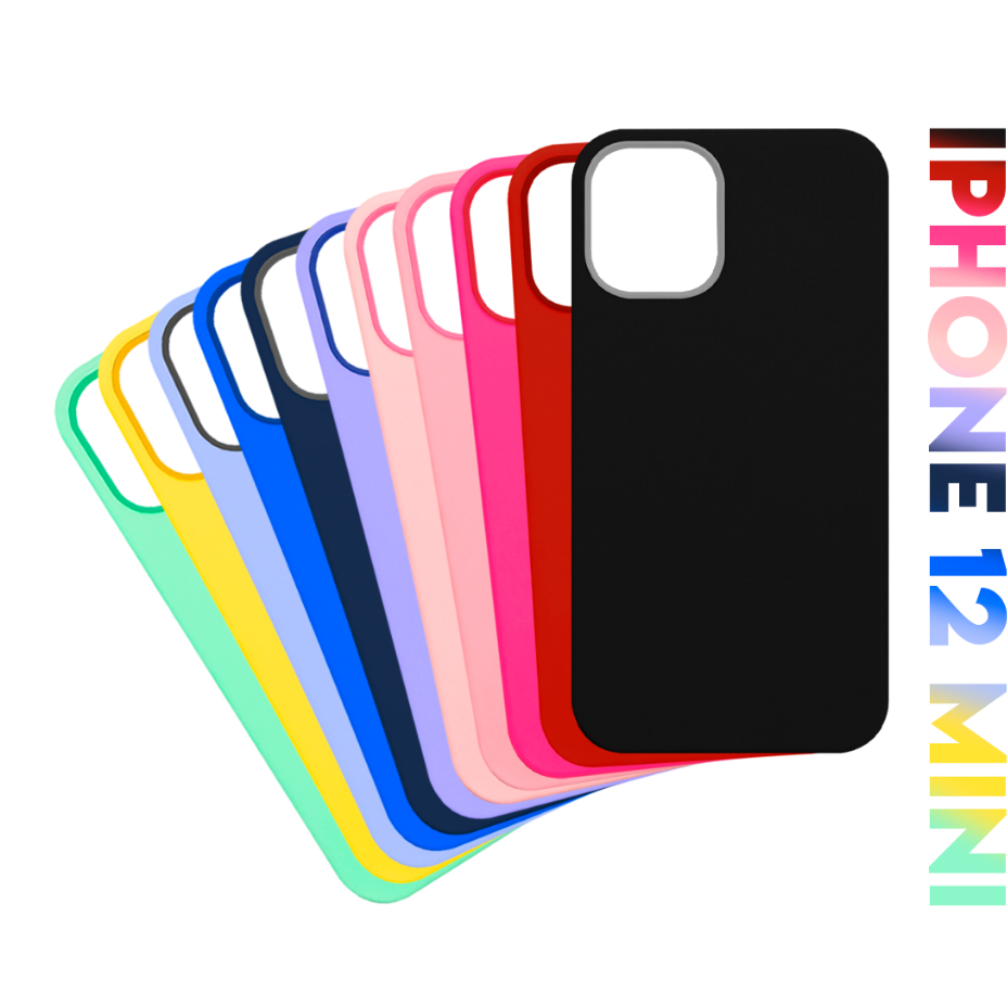 Capa Case Capinha Macia Silicone Premium Super Fina Flexível Para iPhone 12 mini tela 5.4 pol