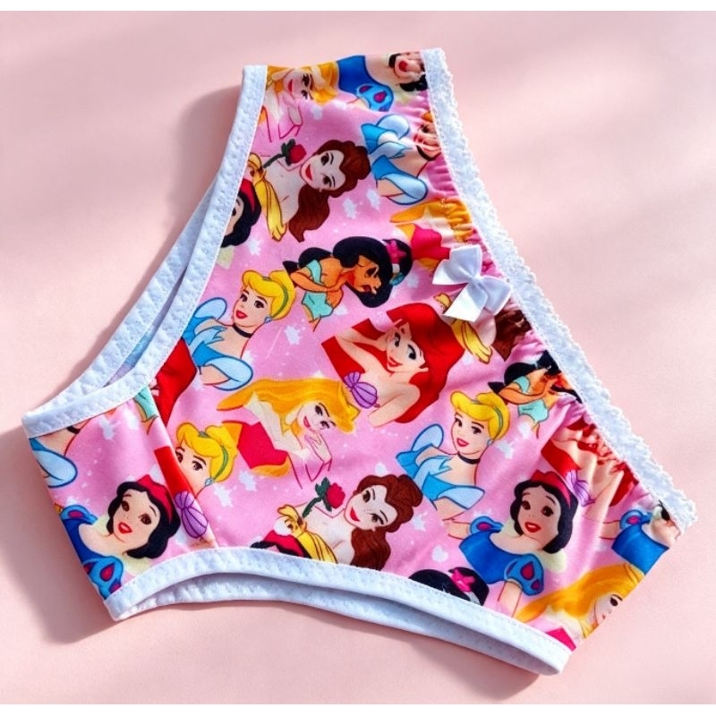 Kit 5 Calcinha Infantil Menina Forro 100% Algodão Premium Confortável Escolar Não Aperta