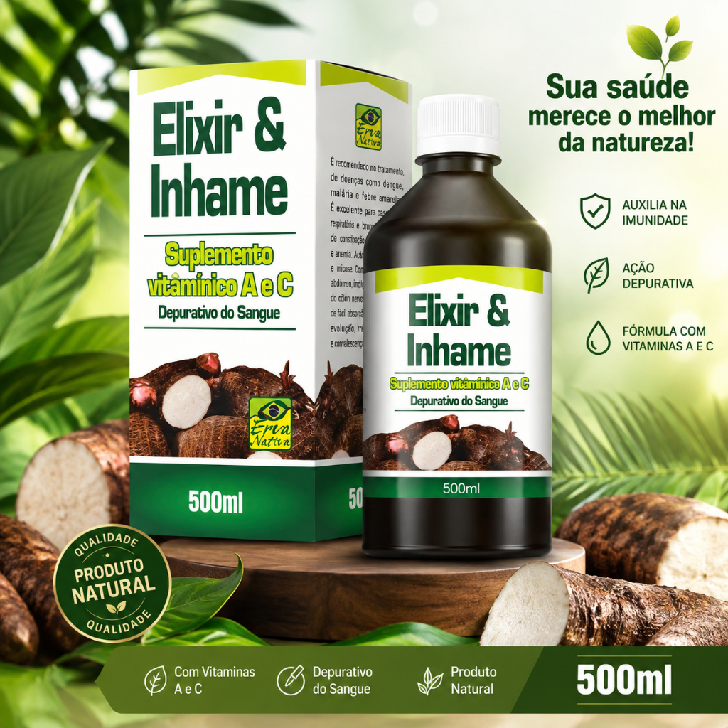 Elixir de Inhame Depurativo do Sangue 500ml