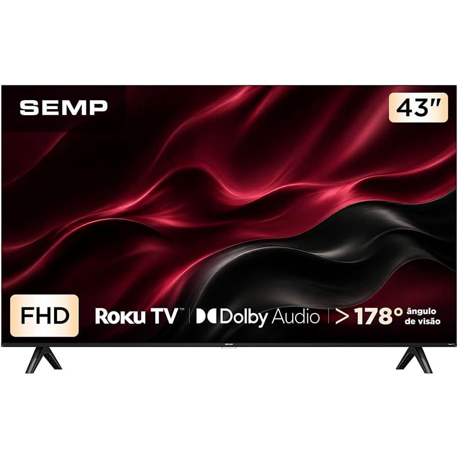 Smart TV Semp 43" 43S42R Full HD Roku