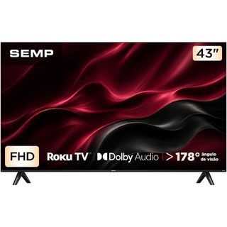 Smart TV Semp 43" 43S42R Full HD Roku