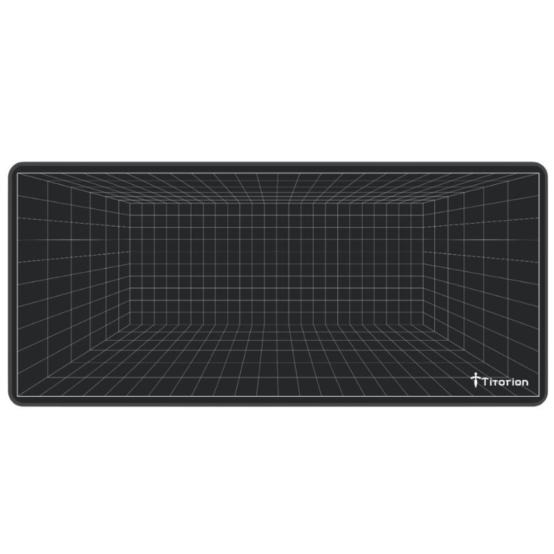 Mousepad Grande 90x40 Mouse Pad Gamer Perspective Mouse Pad Preto Branco Speed Titorion