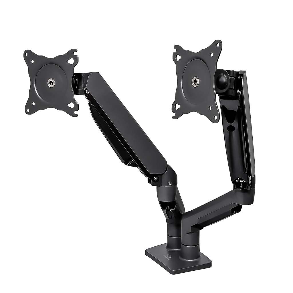 Suporte Articulado Duplo para 2 Monitores 17 a 30 Pol Pistão a Gás VESA 100x100