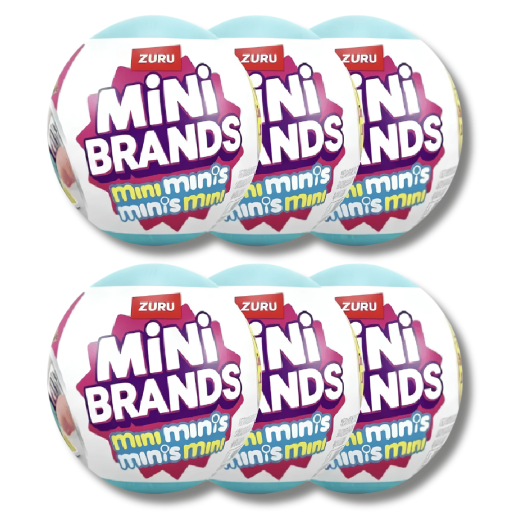 Kit com Bolas Surpresas Com Acessórios Mini Geladeira Mini Minis
