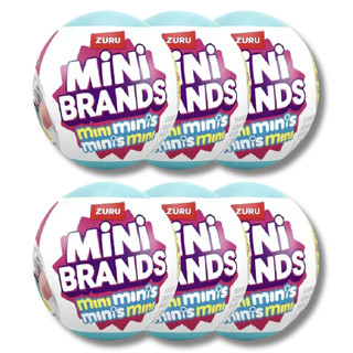 Kit com Bolas Surpresas Com Acessórios Mini Geladeira Mini Minis
