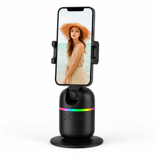 Gimbal Suporte Celular Rastreador Facial 360° Estabilizador Selfie Tripé Live Vlog