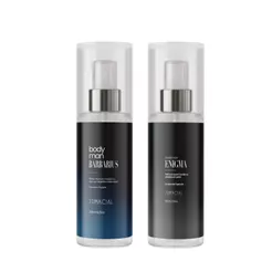 KIT BODY SPLASH MASCULINO BARBARIUS E ENIGMA 200ML BY PRIMACIAL