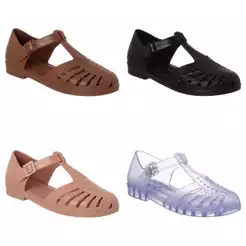 Sandália Aranha Feminina Estilo Boneca T-Strap com Fivela Ajustável Super Confortável