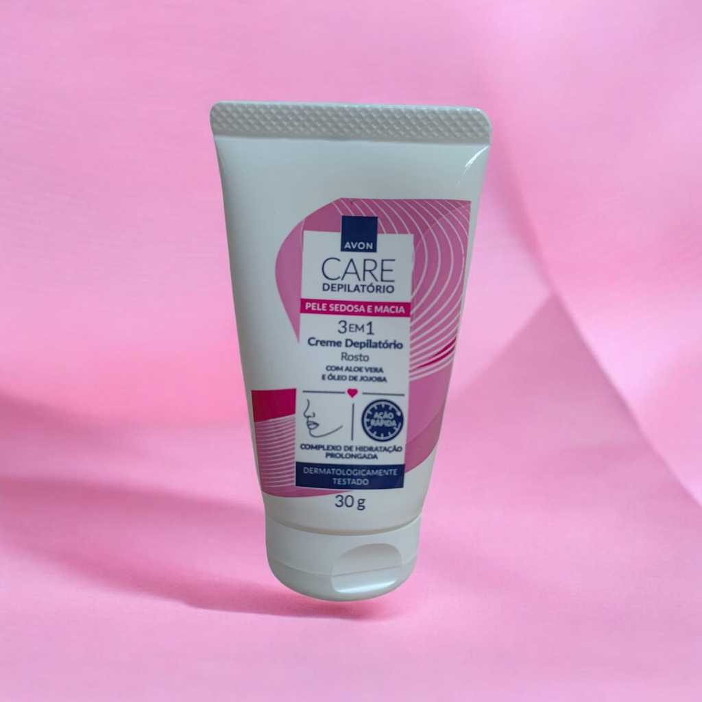 Creme Depilatório Facial 3 em 1 Avon Care – 30g | Pele Sedosa e Macia