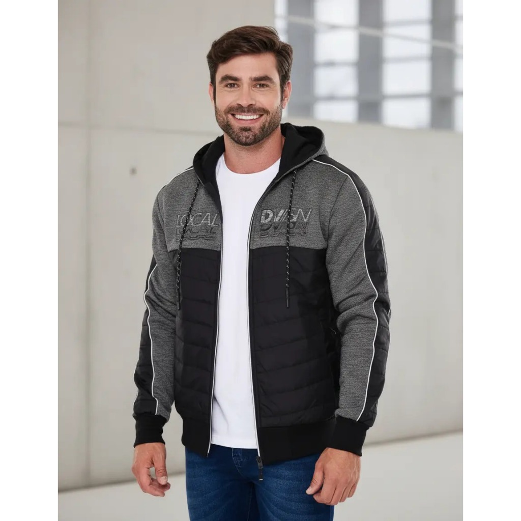 Blusa de Moletom importado masculino premium COM ZIPER.