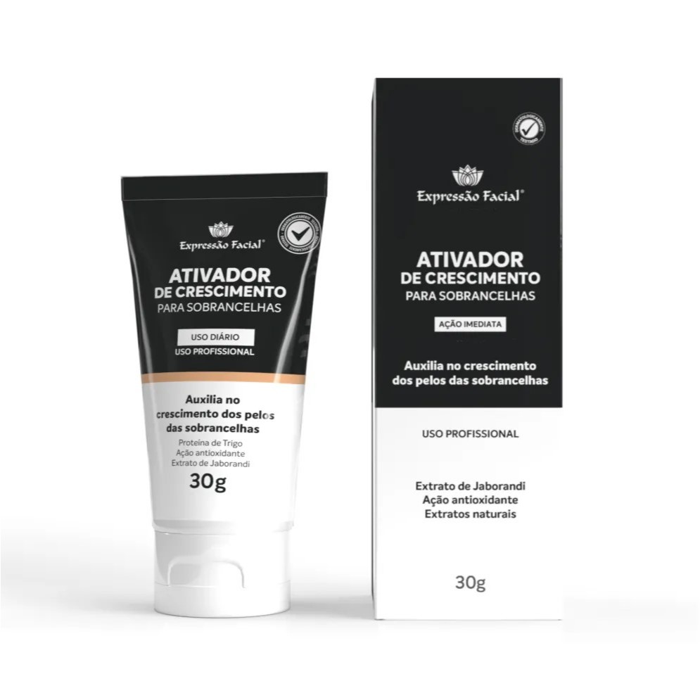Ativador de Crescimento Para Sobrancelhas Expressão Facial 30g