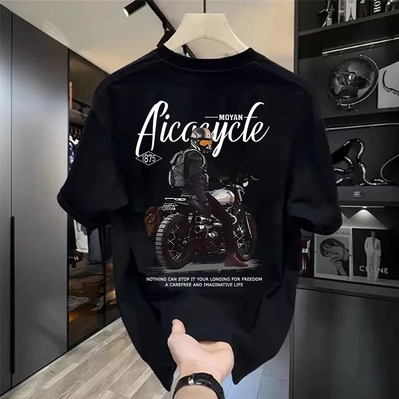 Camiseta Oversized Unissex 100% Algodão, Estampa Streetwear Moderna, Casual para Dia a Dia Respirável C1088