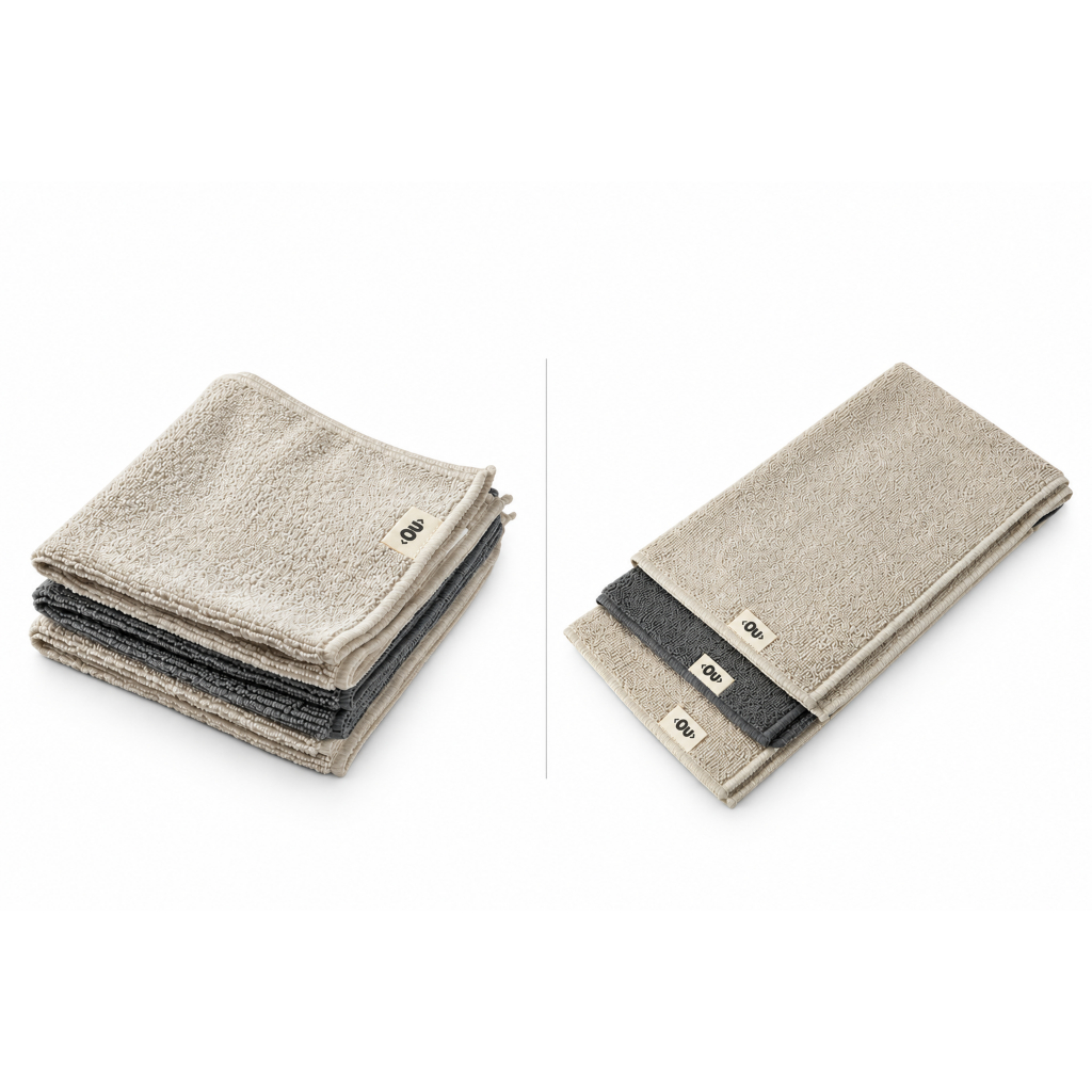 Kit Mop Clip e 3 Panos de Microfibra Linha Flow Ou — imagem 2 de 2