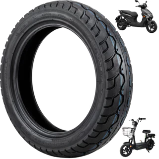 Pneu 2.75-10 Scooter Bike Moto Elétrica 100kh/h Tubless - 14x2.75-10 - Luna, Juna, K-lite 6 Lonas